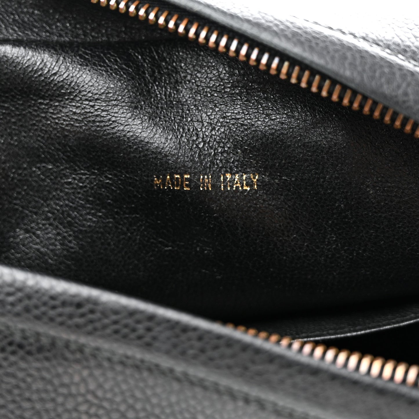 Caviar Quilted Camera Case Black