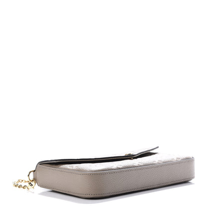 Louis Vuitton Empreinte Pochette Felicie Chain Wallet Tourterelle 5 of 12