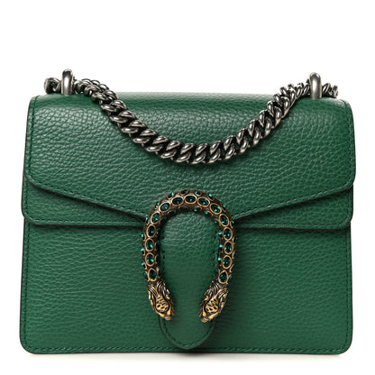 Gucci Calfskin Mini Dionysus Shoulder Bag Emerald 1 of 12