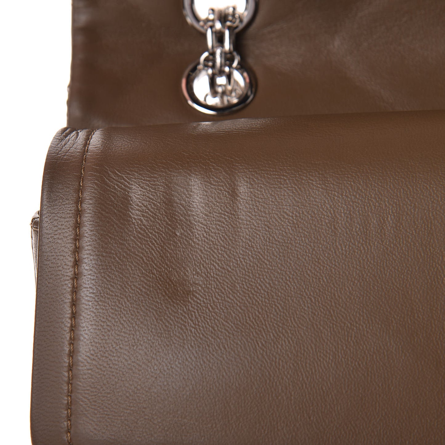 Patent Quilted 2.55 Reissue 227 Flap Taupe