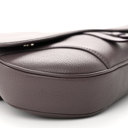 Christian Dior Grained Calfskin Kim Jones Saddle Bag Amaranth 9 of 10
