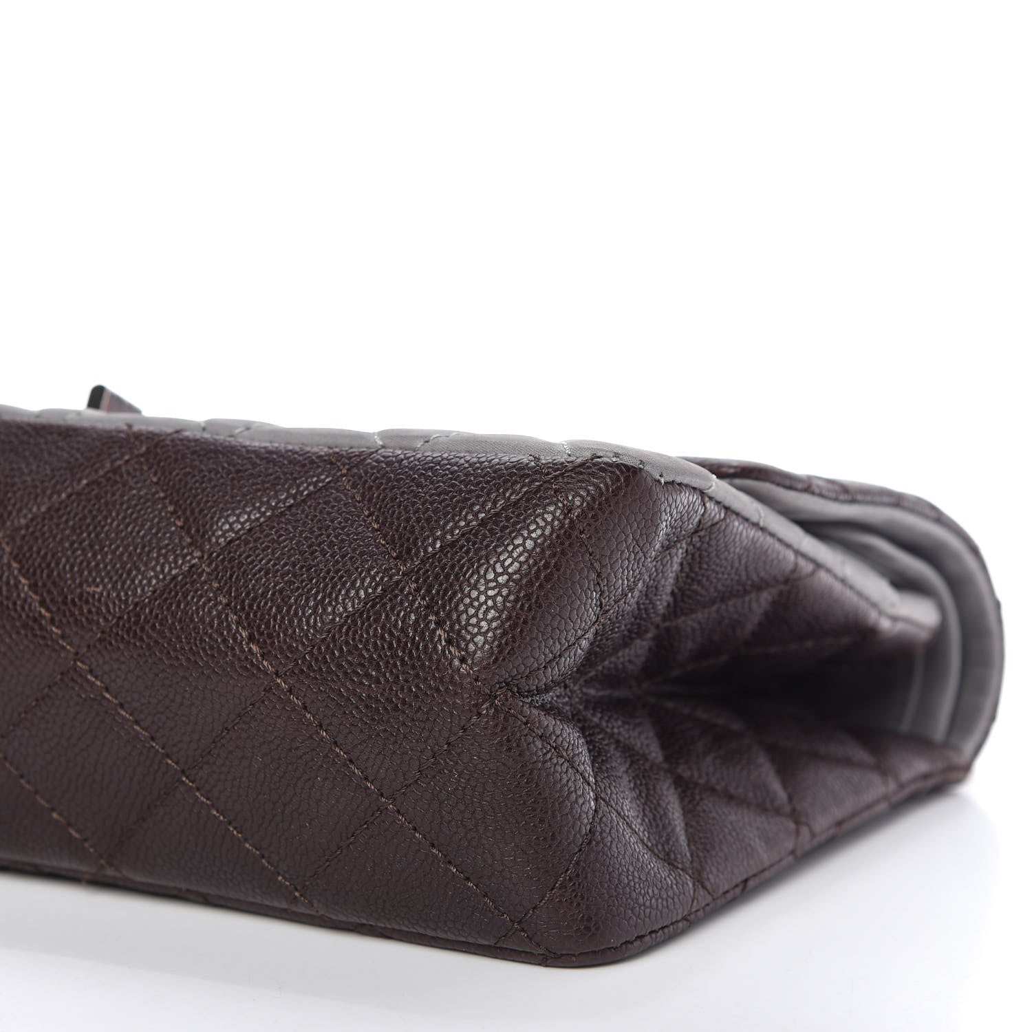 Chanel Caviar Iridescent Calfskin 2.55 Reissue 226 Flap Brown Grey 7 of 10