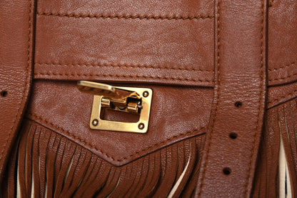 Proenza Schouler Lambskin Fringe PS1 Crossbody Pouch Dune 5 of 6