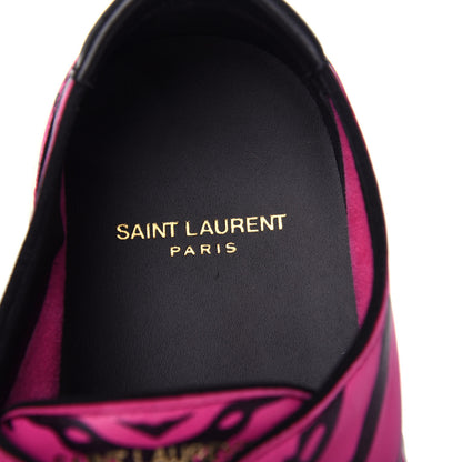 Saint Laurent Nappa Zebra Mens Venice Sneakers 42 Fuchsia Black 8 of 11