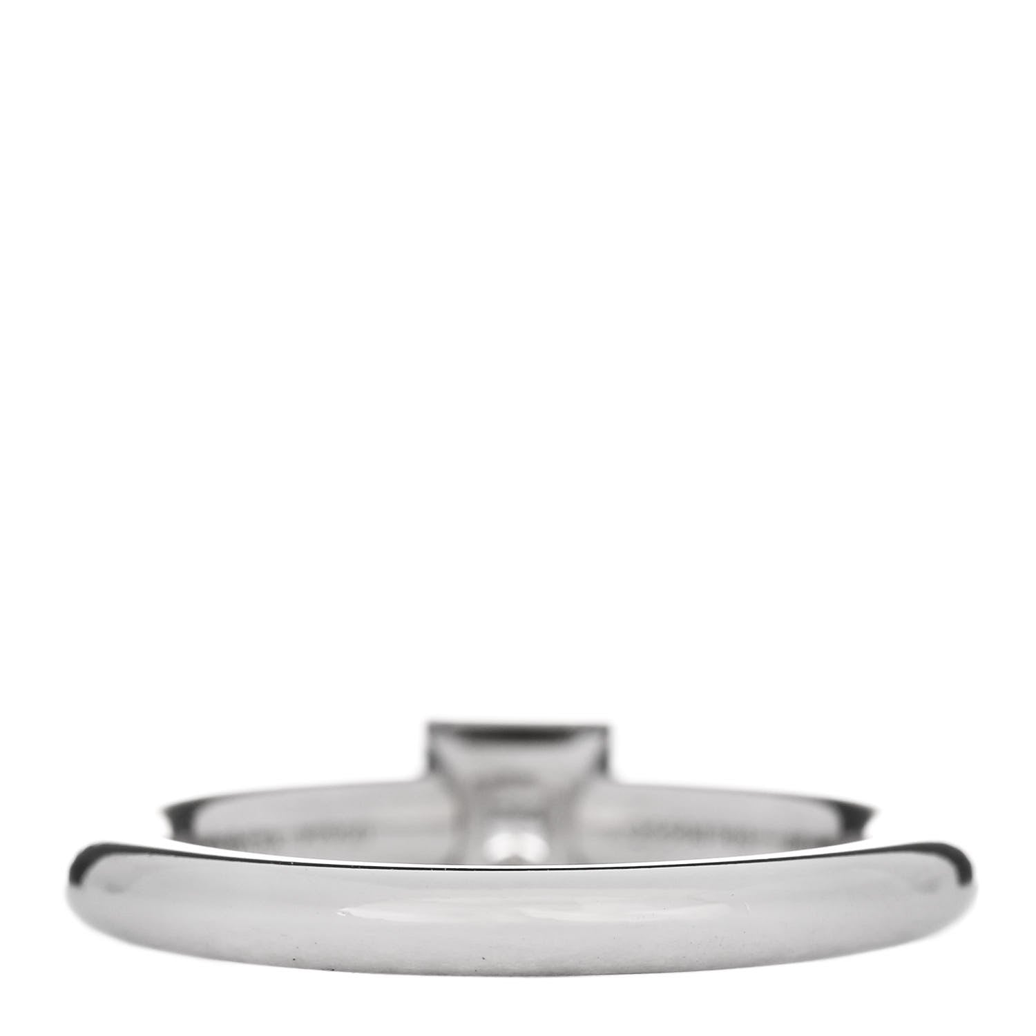 Tiffany Platinum Diamond .40ct Bezet Ring 51 5.75 4 of 6