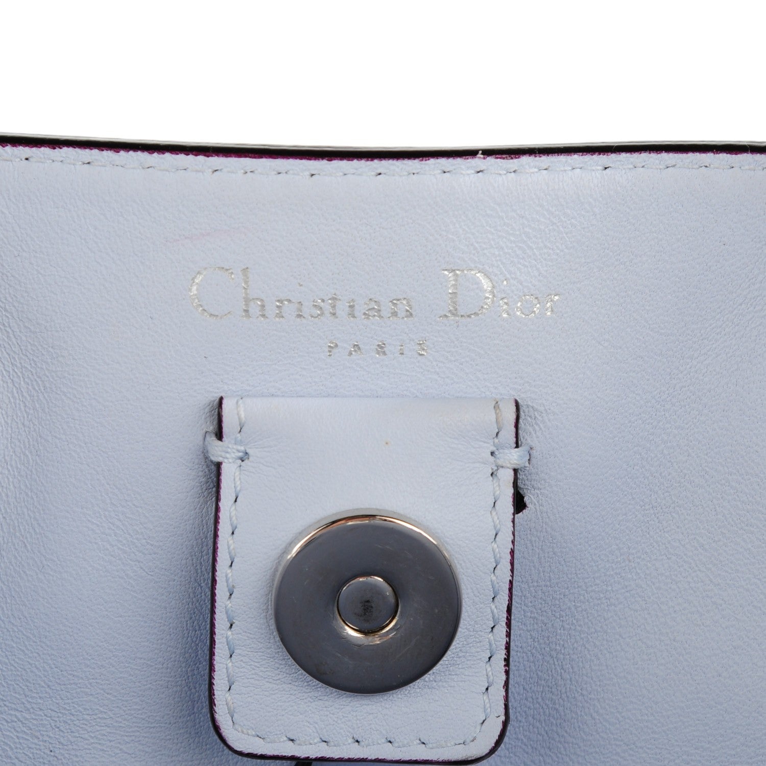 Christian Dior Bullcalf Medium Diorissimo Toxic Purple 7 of 9