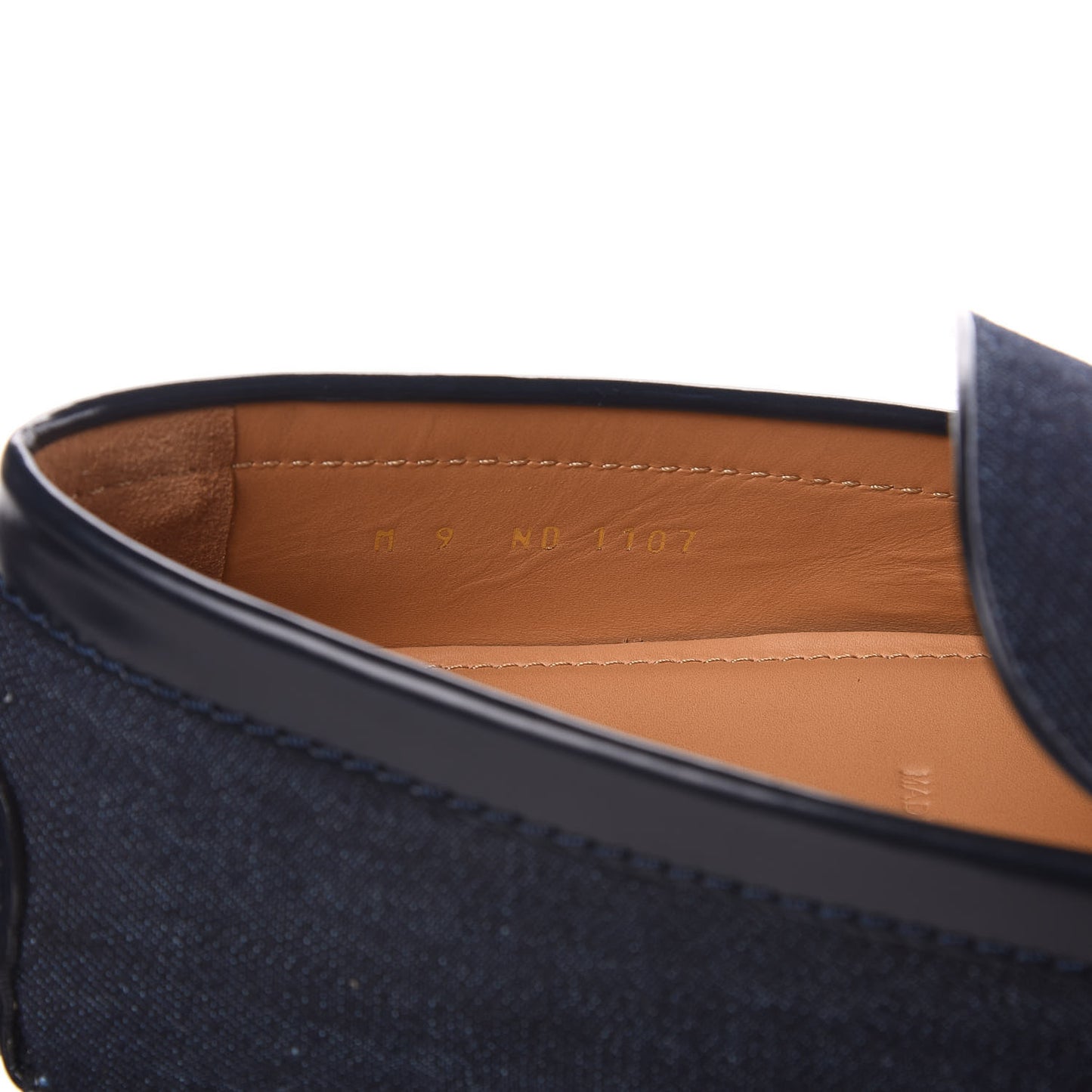 Denim Mens Hockenheim Moccasin Loafers 9 Marine