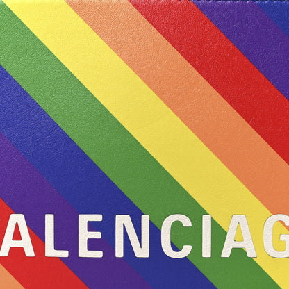 Balenciaga Smooth Calfskin Rainbow Logo XS Ville Camera Bag Multicolor 8 of 10