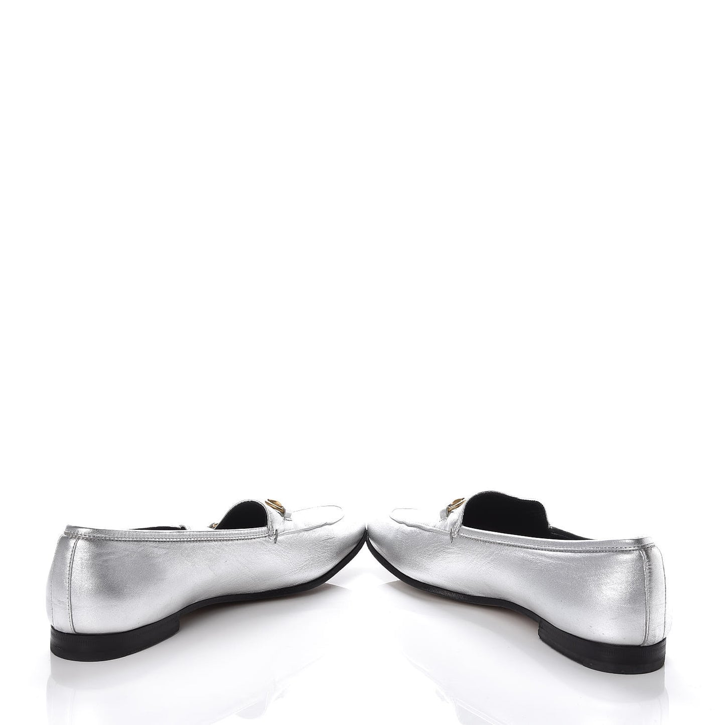 Metallic Nappa Womens Jordaan Loafers 40 Argento