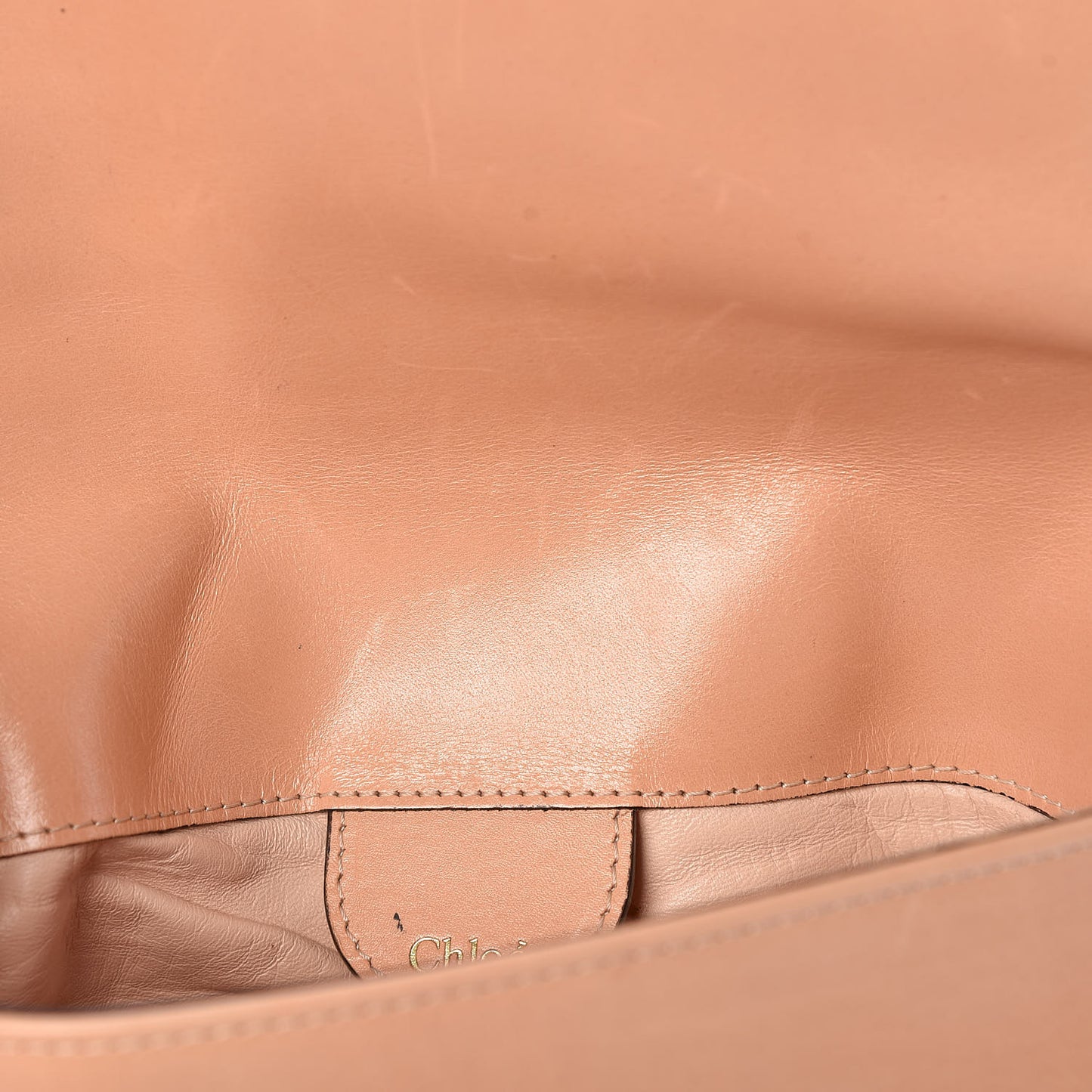 Calfskin June Clutch Cement Pink