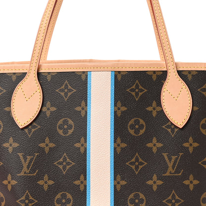 Louis Vuitton Monogram My LV Heritage Neverfull PM Blue White 8 of 10