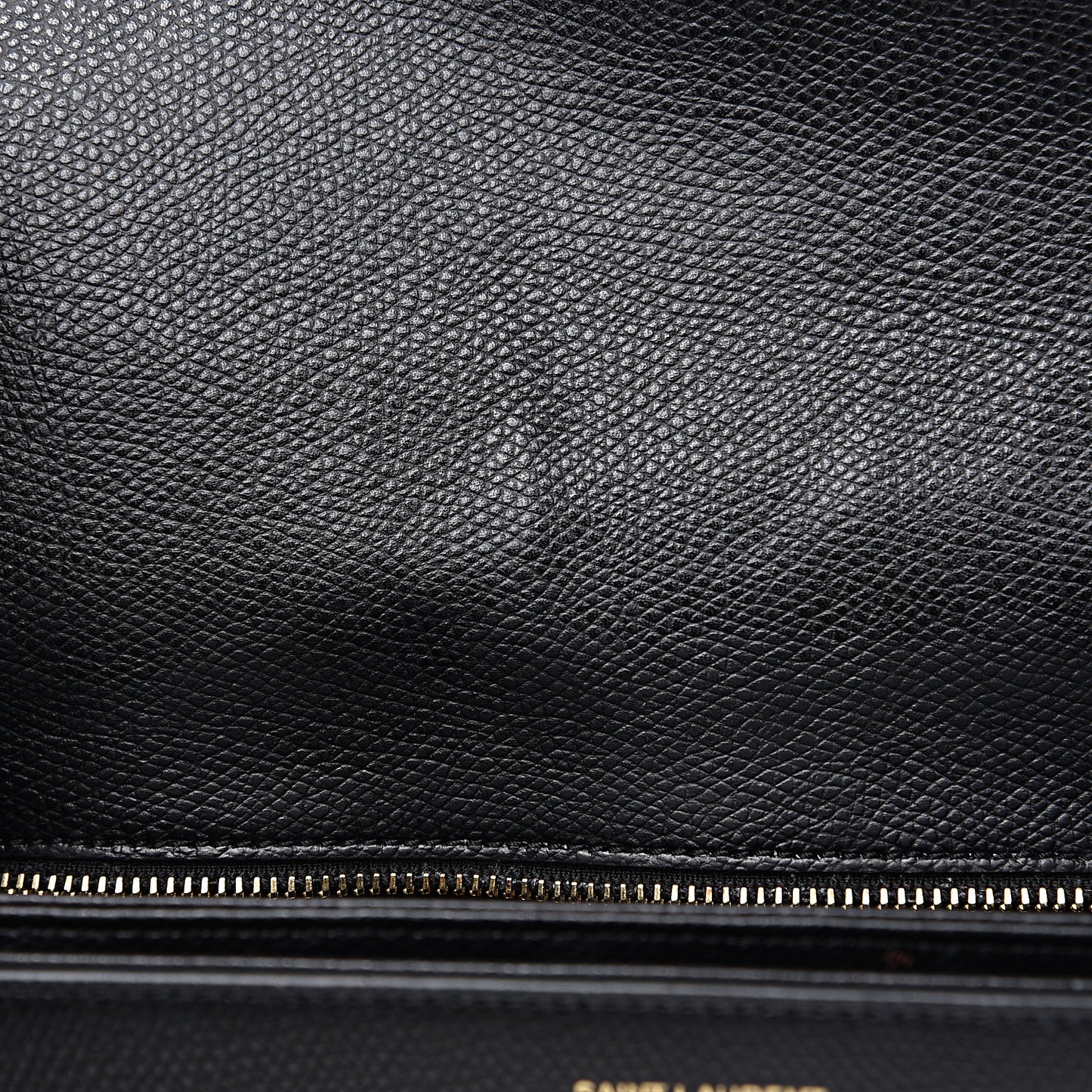 Textured Calfskin Medium Classic Monogram Universite Bag Black
