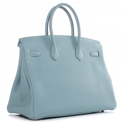 Hermes Togo Birkin 35 Ciel 3 of 10
