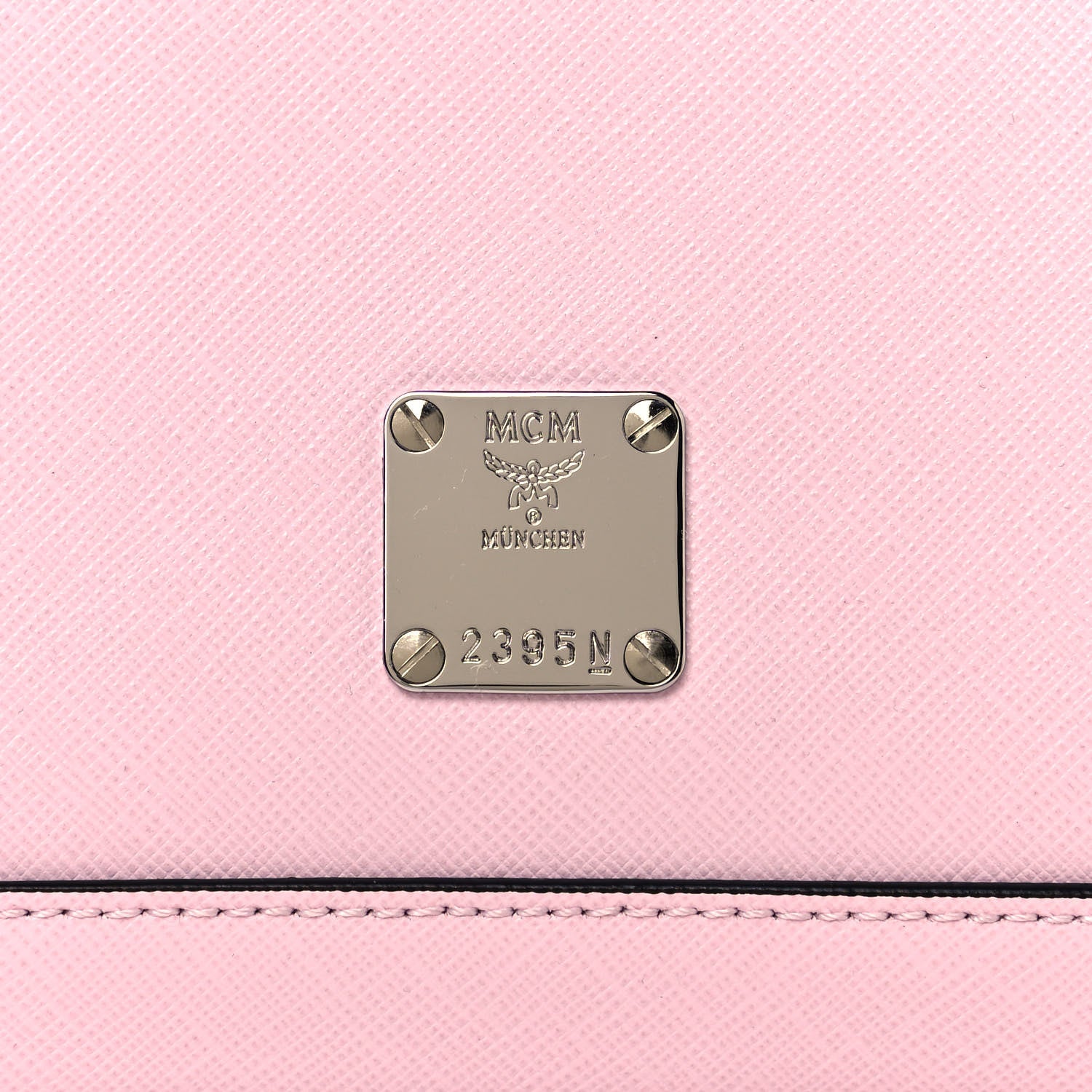 MCM Saffiano Nuovo Tote Chalk Pink 6 of 11