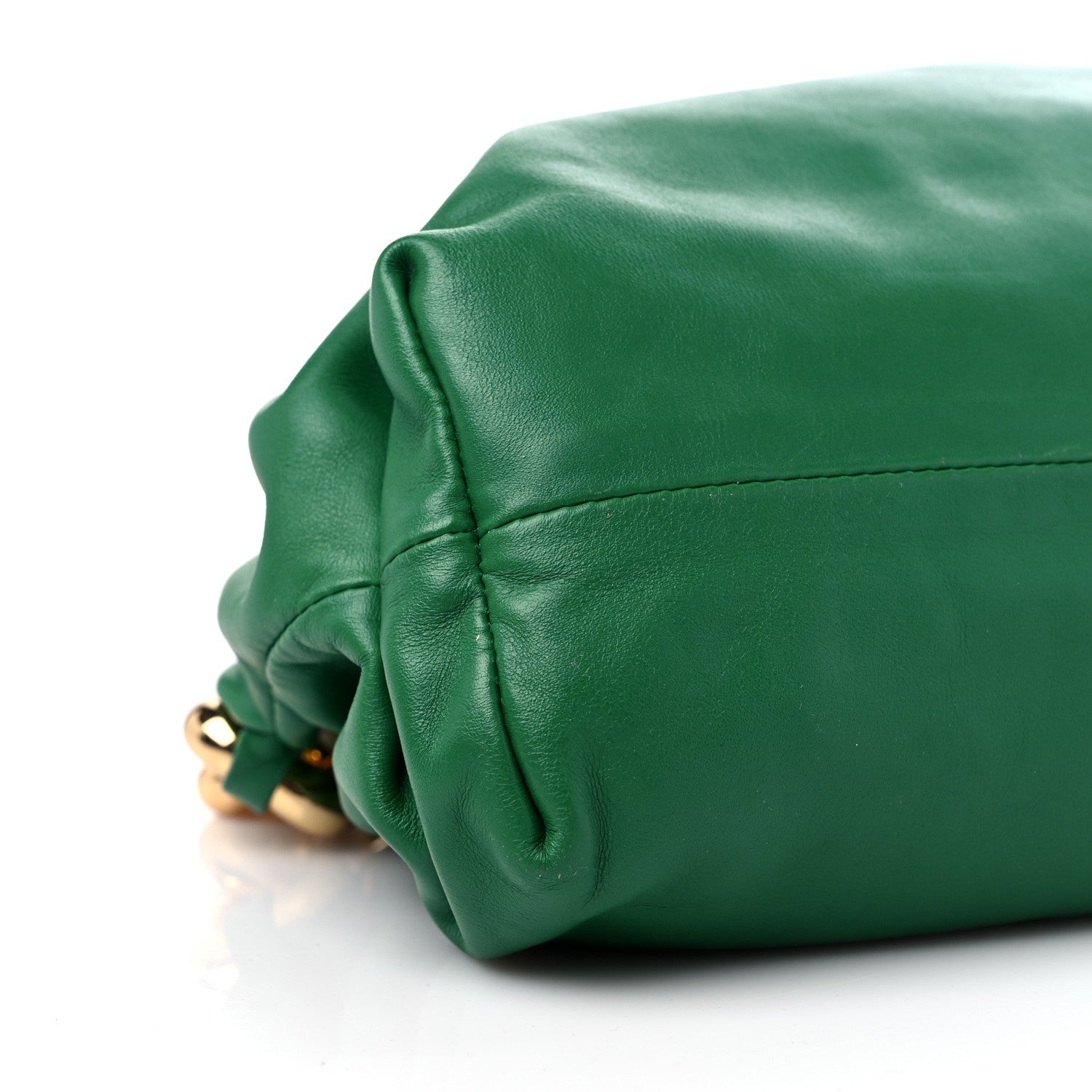 Bottega Veneta Calfskin The Pouch Chain Racing Green 1225135