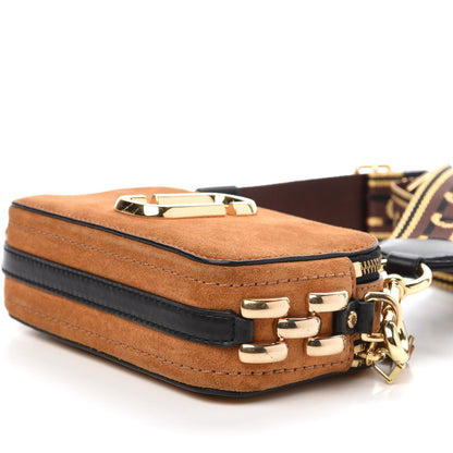 Marc Jacobs Suede Small Snapshot Camera Bag Mustard 7 of 12