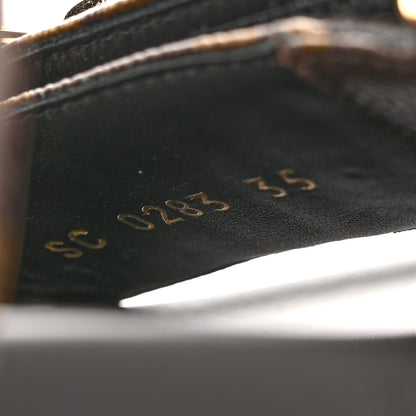 Louis Vuitton Monogram LV Sunset Comfort Flat Sandals 35 Cacao Brown 8 of 9