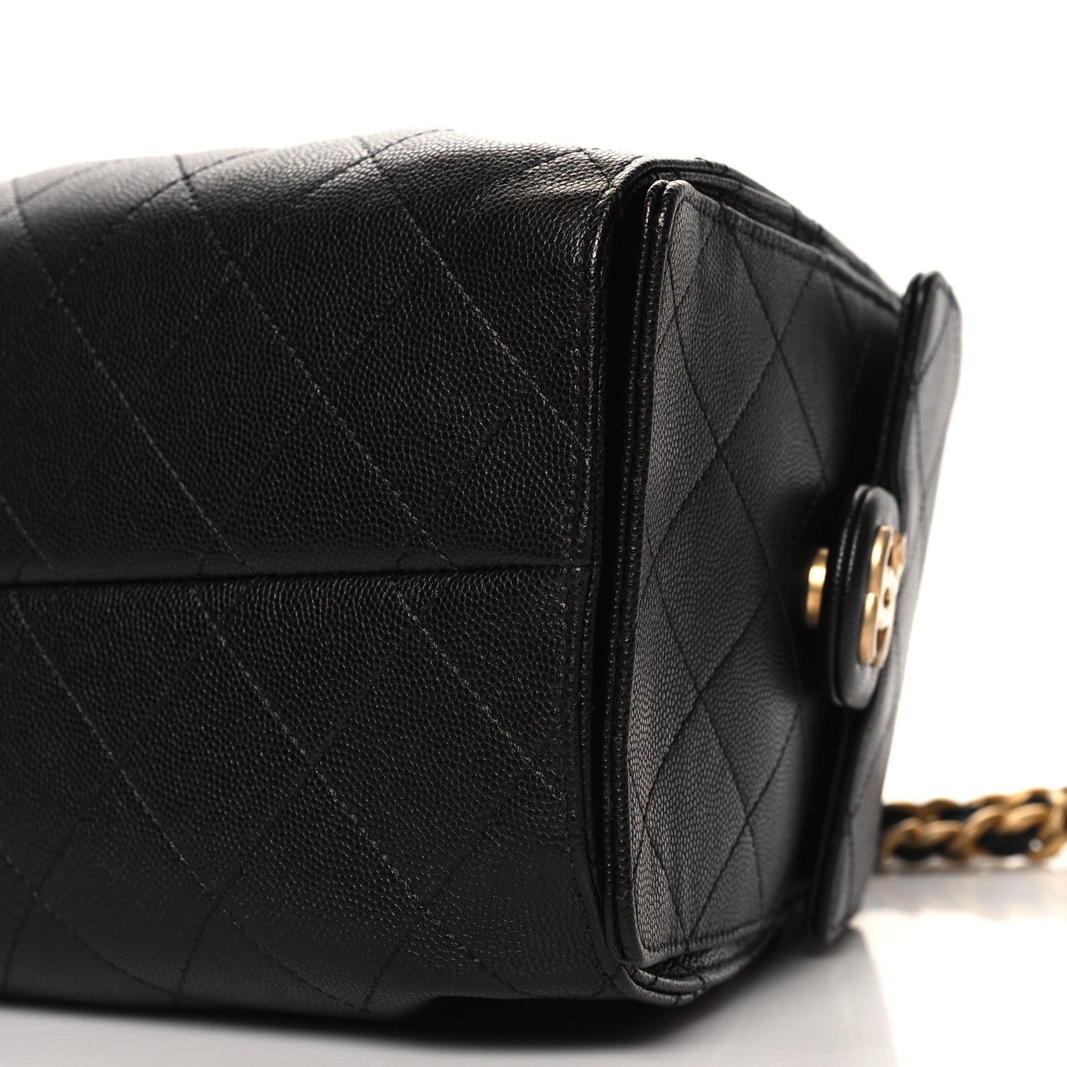 Chanel Caviar Quilted Small Chanel 25 Handbag Black 10 of 11