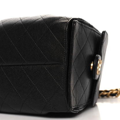Chanel Caviar Quilted Small Chanel 25 Handbag Black 10 of 11