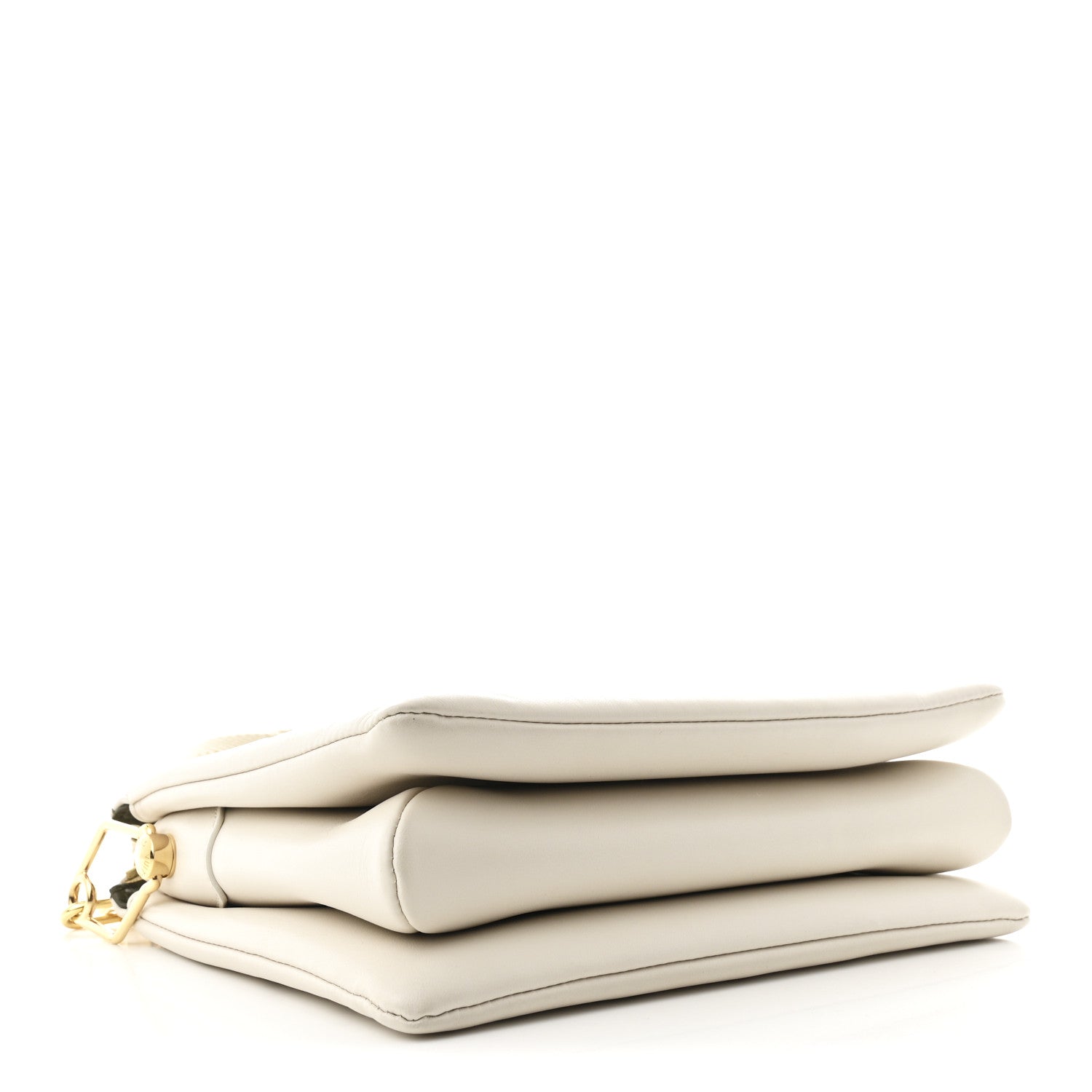 Louis Vuitton Lambskin Embossed Monogram Coussin PM Cream 4 of 12