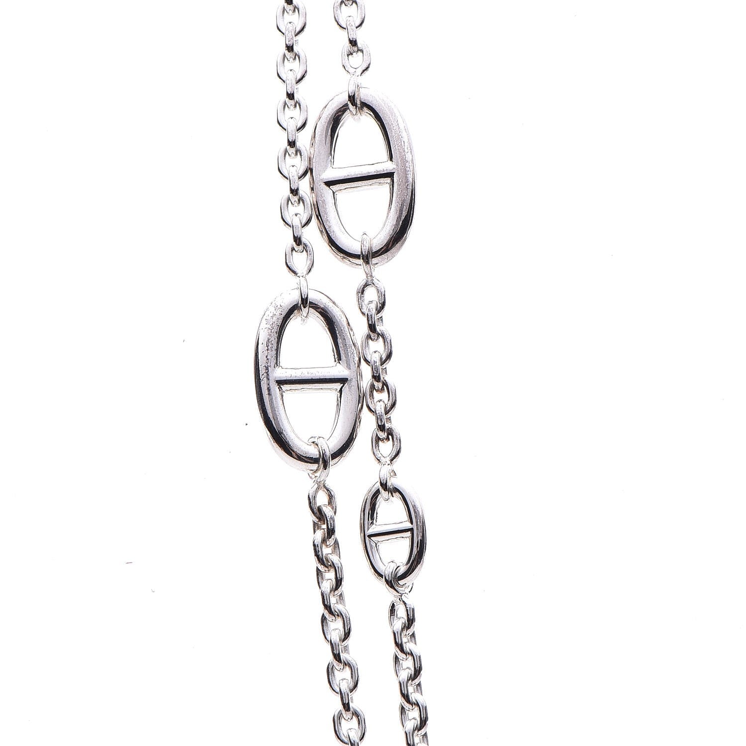 Hermes Sterling Silver Farandole Necklace 120 4 of 7
