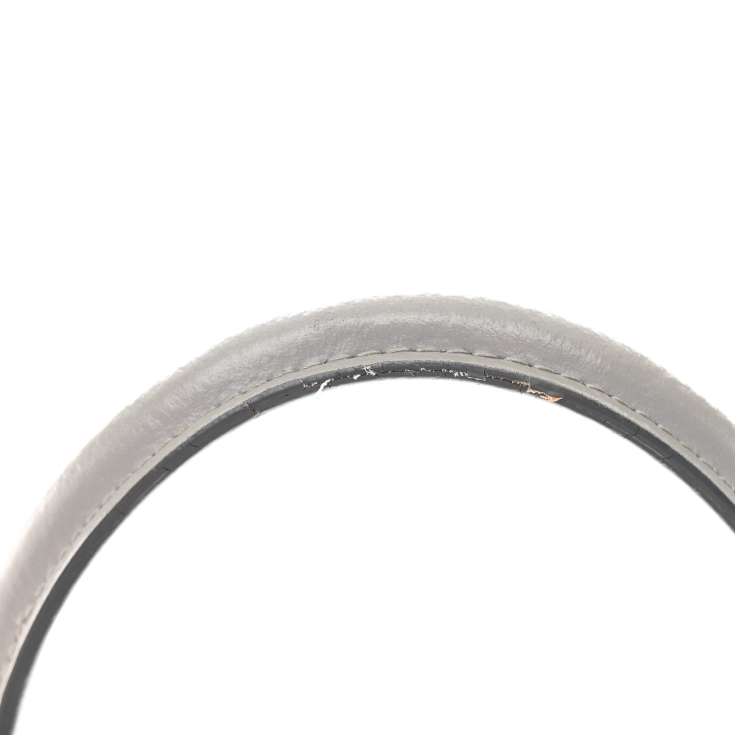 Shiny Lord Calfskin Medium Antigona Pearl Grey