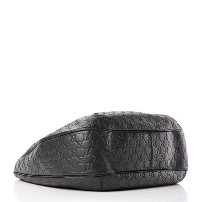 Gucci Guccissima Large New Ladies Web Hobo Black 4 of 12