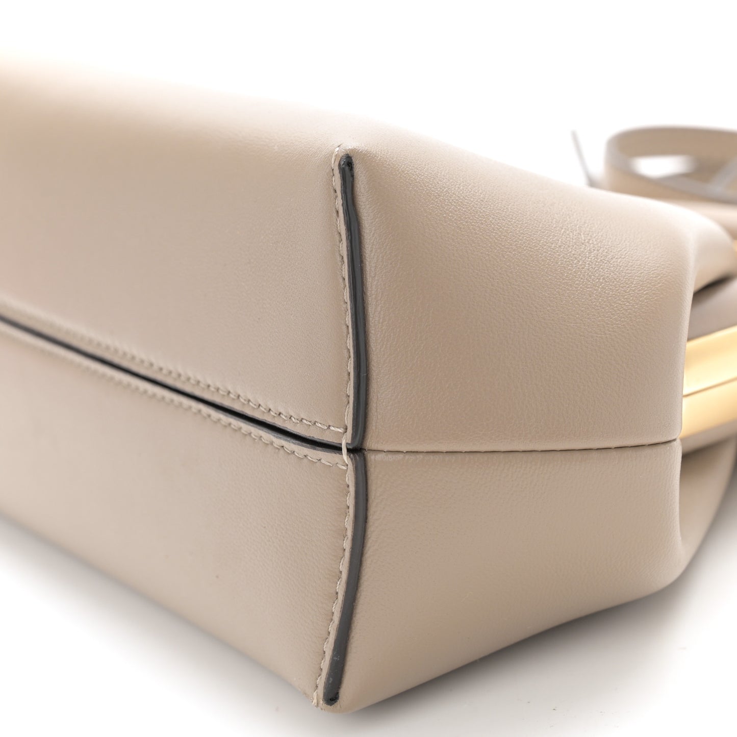 Shiny Nappa Small Fendi First Dove Gray