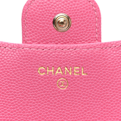 Chanel Caviar Quilted Compact Flap Wallet Pink 6 of 7