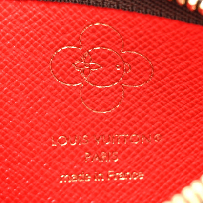 Louis Vuitton Monogram 2024 Christmas Animation Candy Factory Key Pouch Candy Red 6 of 8