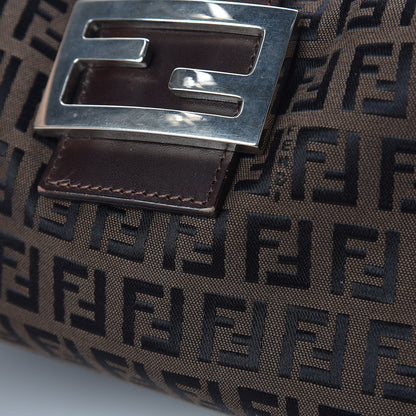 Fendi Zucchino Small Shoulder Bag Tobacco 11 of 11