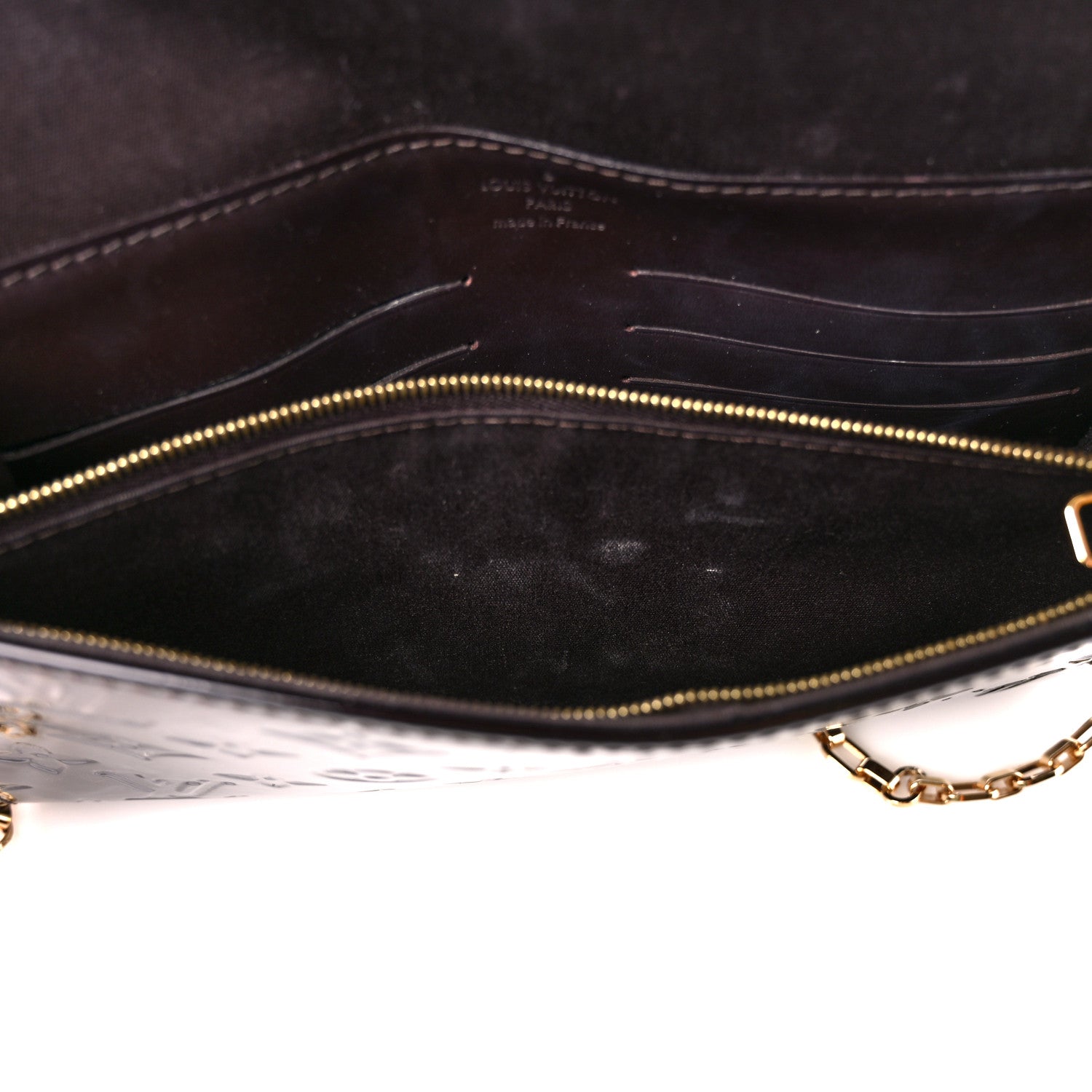 Louis Vuitton Vernis Ana Clutch Amarante 6 of 12