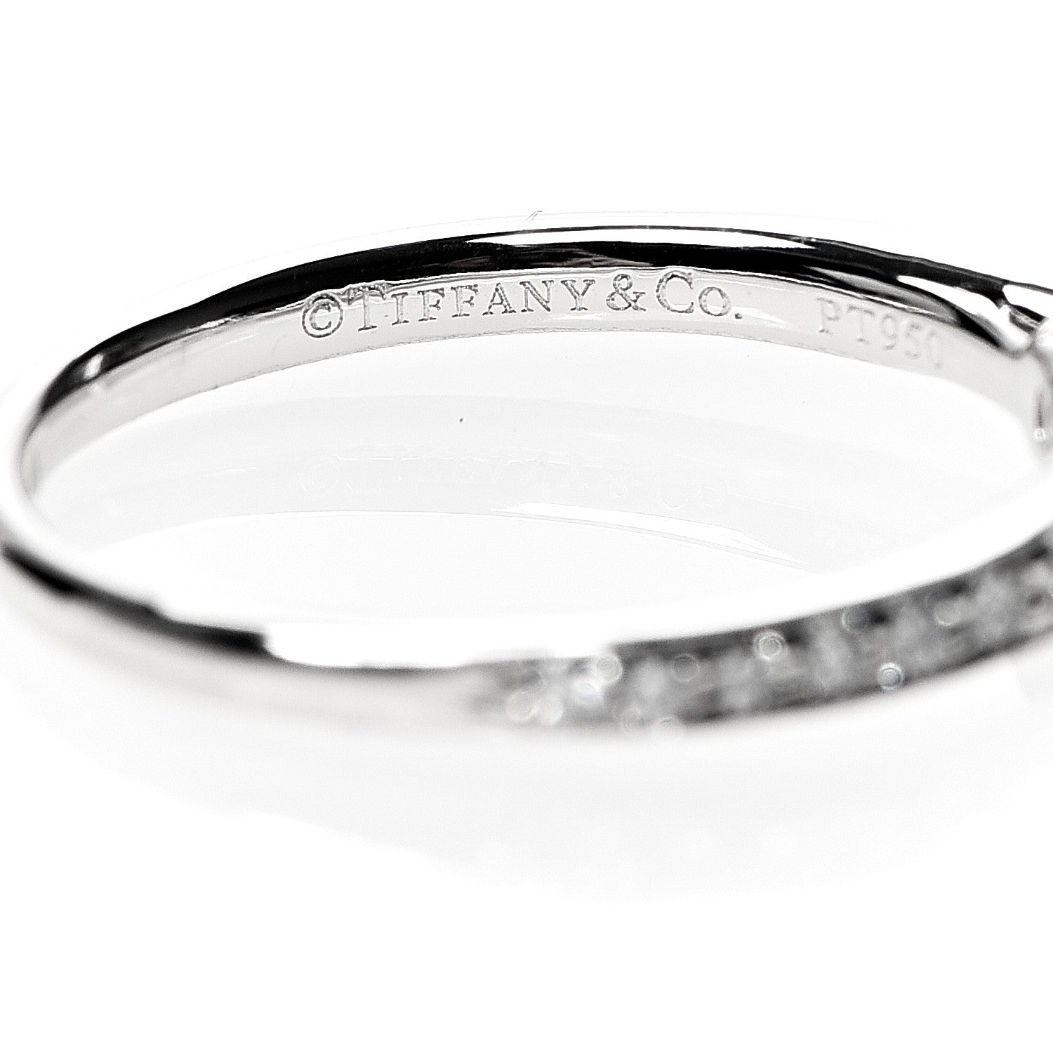 Tiffany Platinum Diamond .31ct Round Brilliant Harmony Engagement Ring 49 4.75 3 of 6