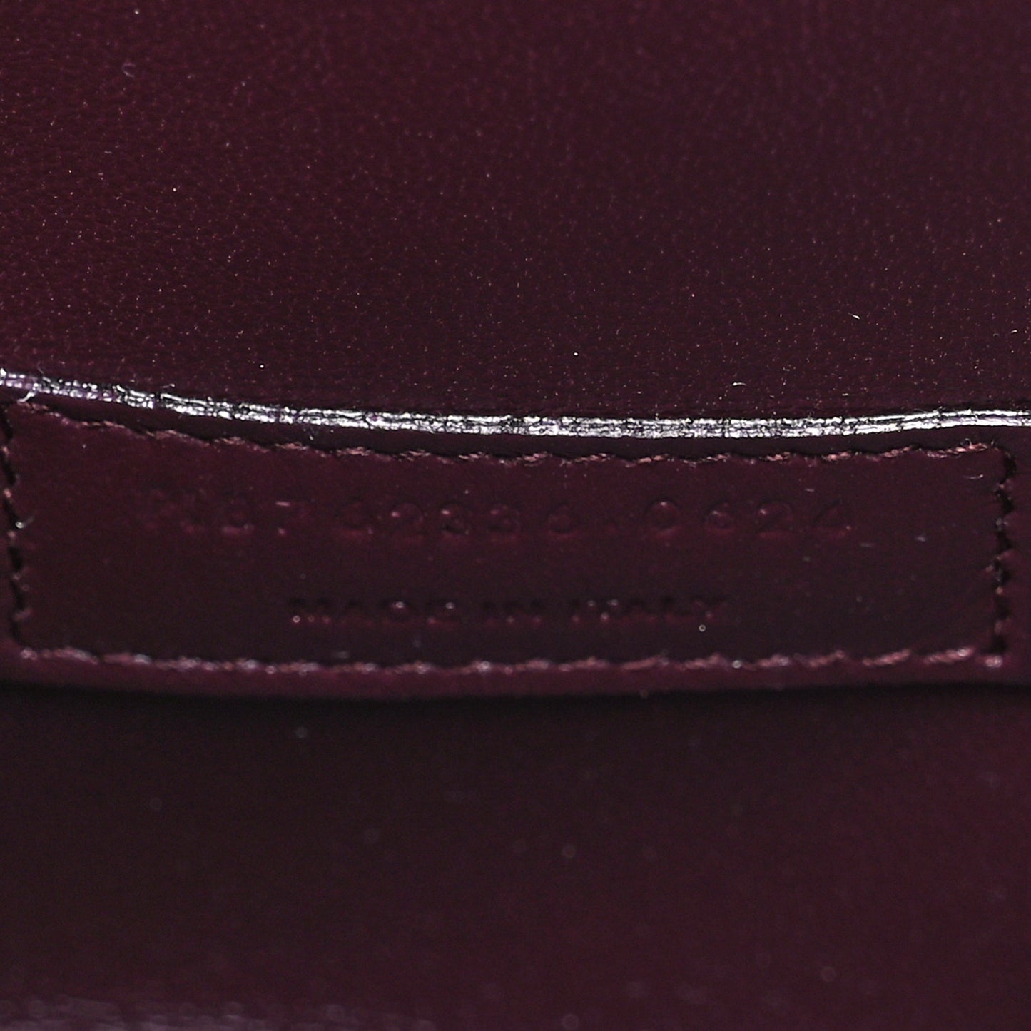 Patent Calfskin Rendez-Vous Hobo Dark Red Wine