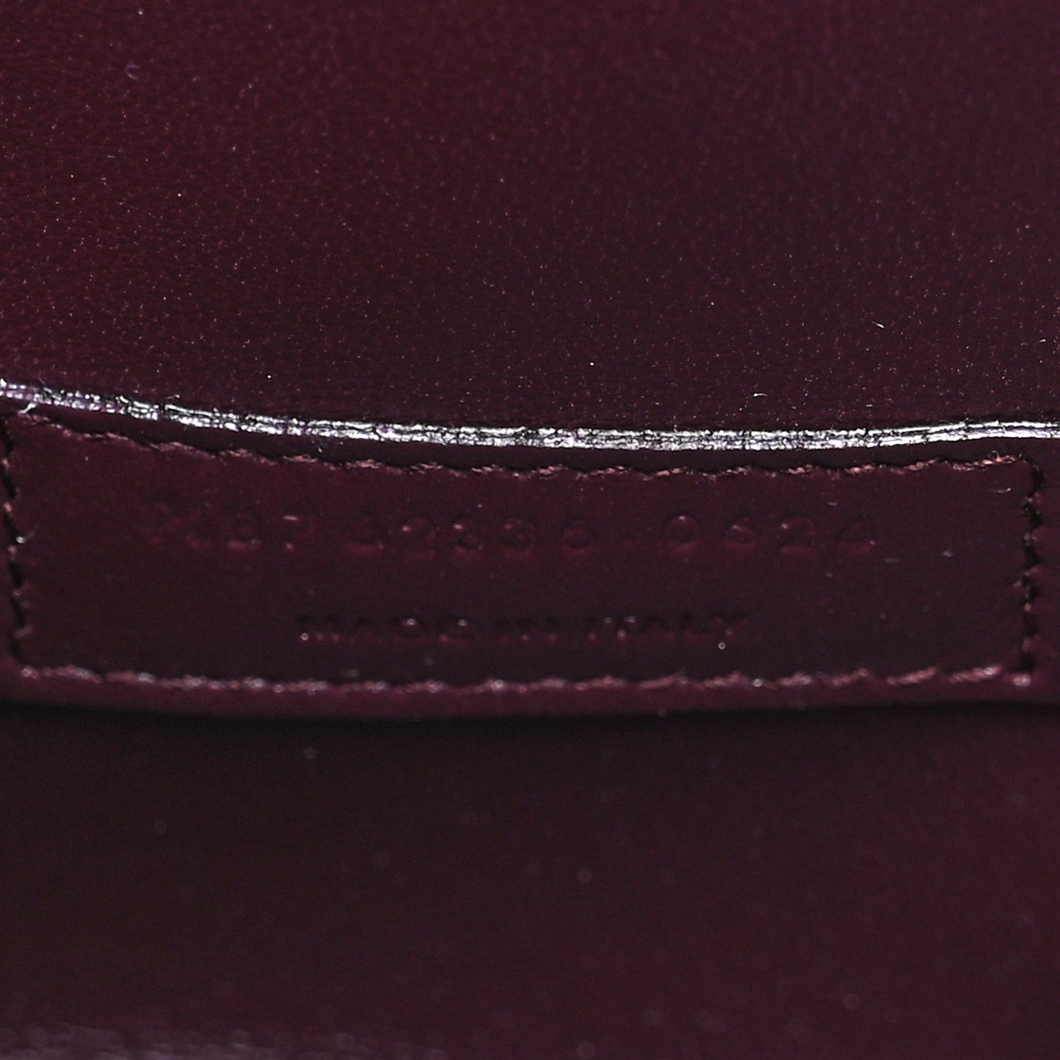 Saint Laurent Patent Calfskin Rendez-Vous Hobo Dark Red Wine 8 of 11
