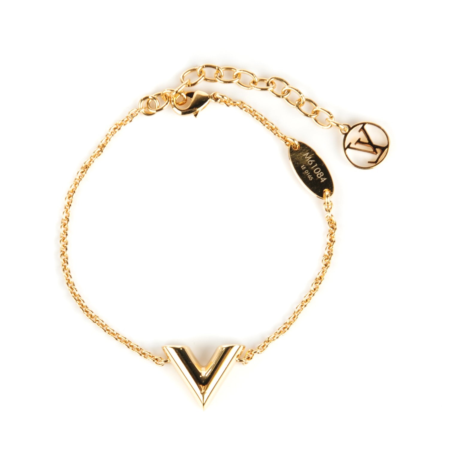 Louis Vuitton Essential V Bracelet Gold 1 of 6