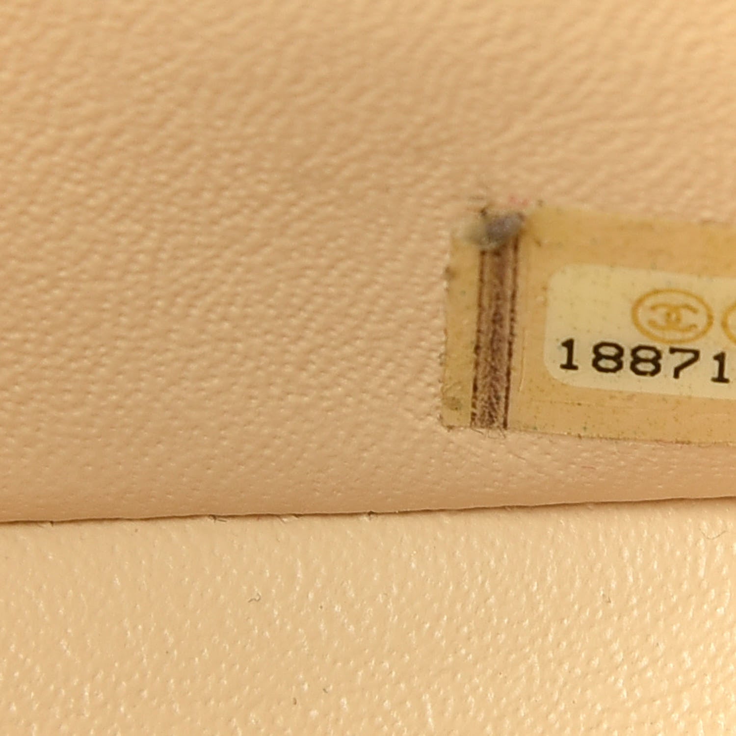 Chanel Lambskin Quilted Mini Rectangular Flap Beige 9 of 11