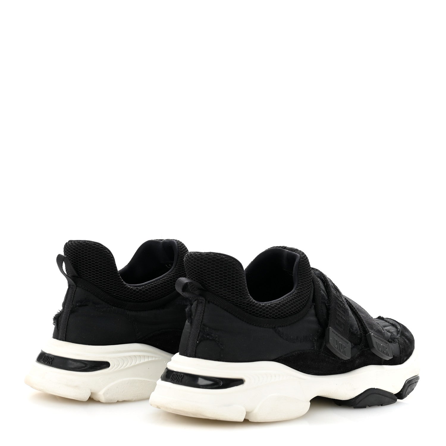 Christian Dior Technical Fabric Nylon Camouflage Womens D-Wander Sneakers 41 Black 5 of 10