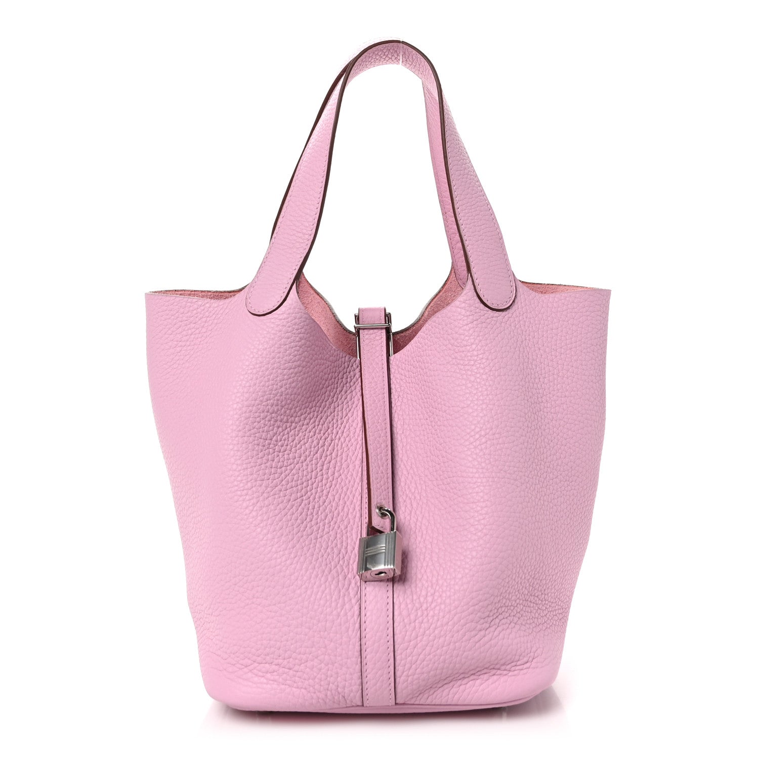 Hermes Taurillon Clemence Picotin Lock 22 MM Mauve Sylvestre 1 of 12