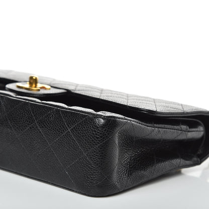 Chanel Caviar Quilted Medium Double Flap Black 9 of 15