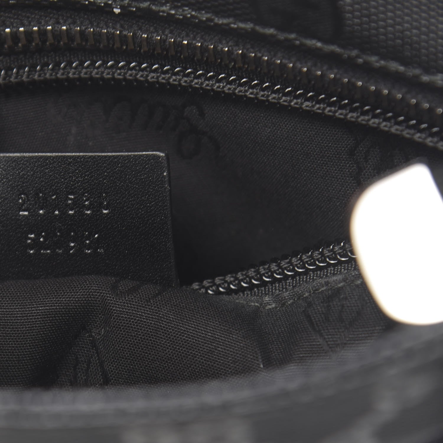 Gucci Imprime Monogram Small Flat Messenger Bag Black 7 of 10
