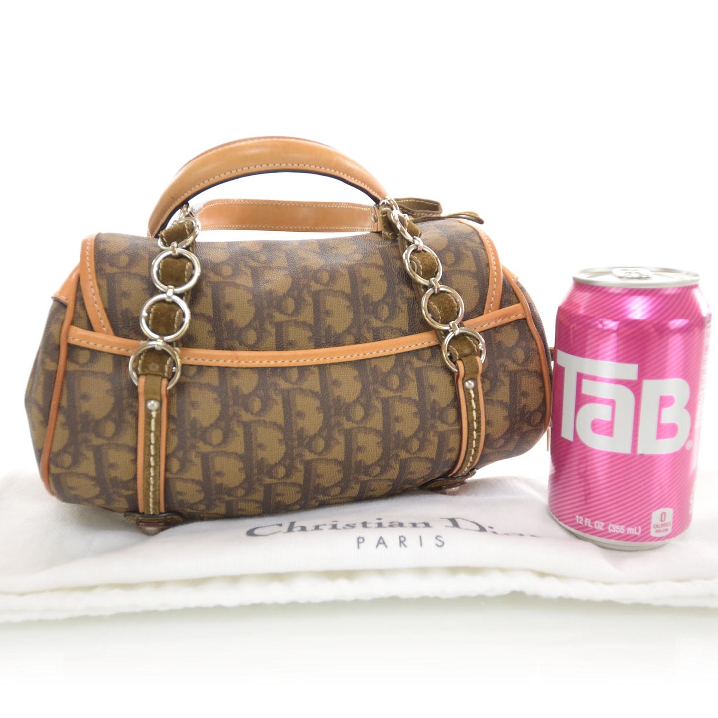 Monogram Romantique Trotter Flap Bag Brown