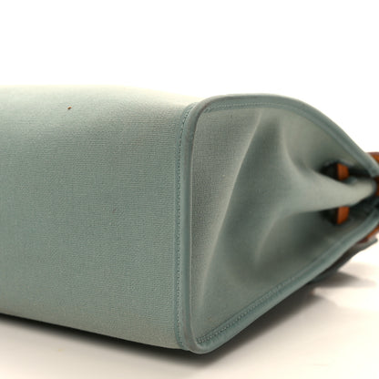 Hermes Toile Officier Barenia Herbag 31 PM Ciel Natural 8 of 10