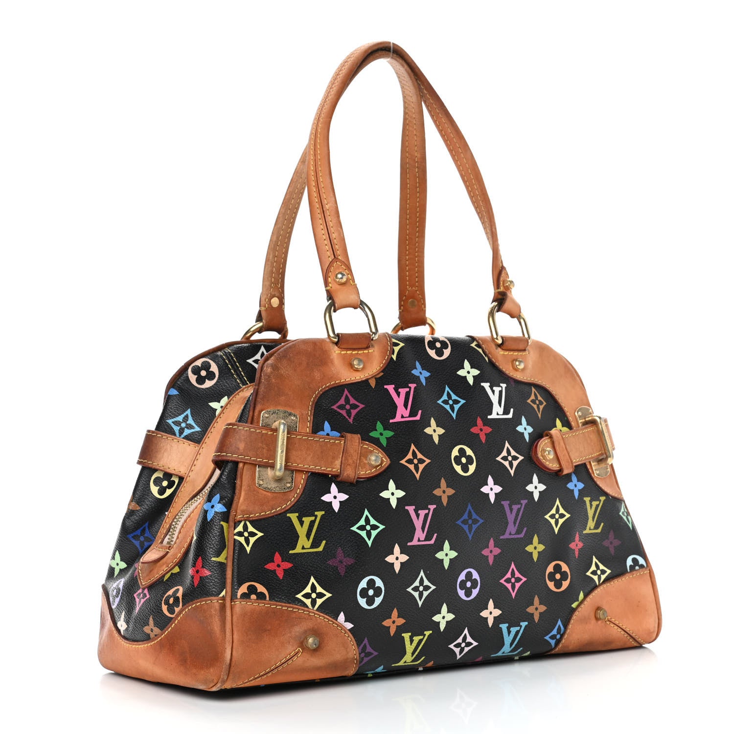 Louis Vuitton Monogram Multicolor Claudia Black 2 of 11