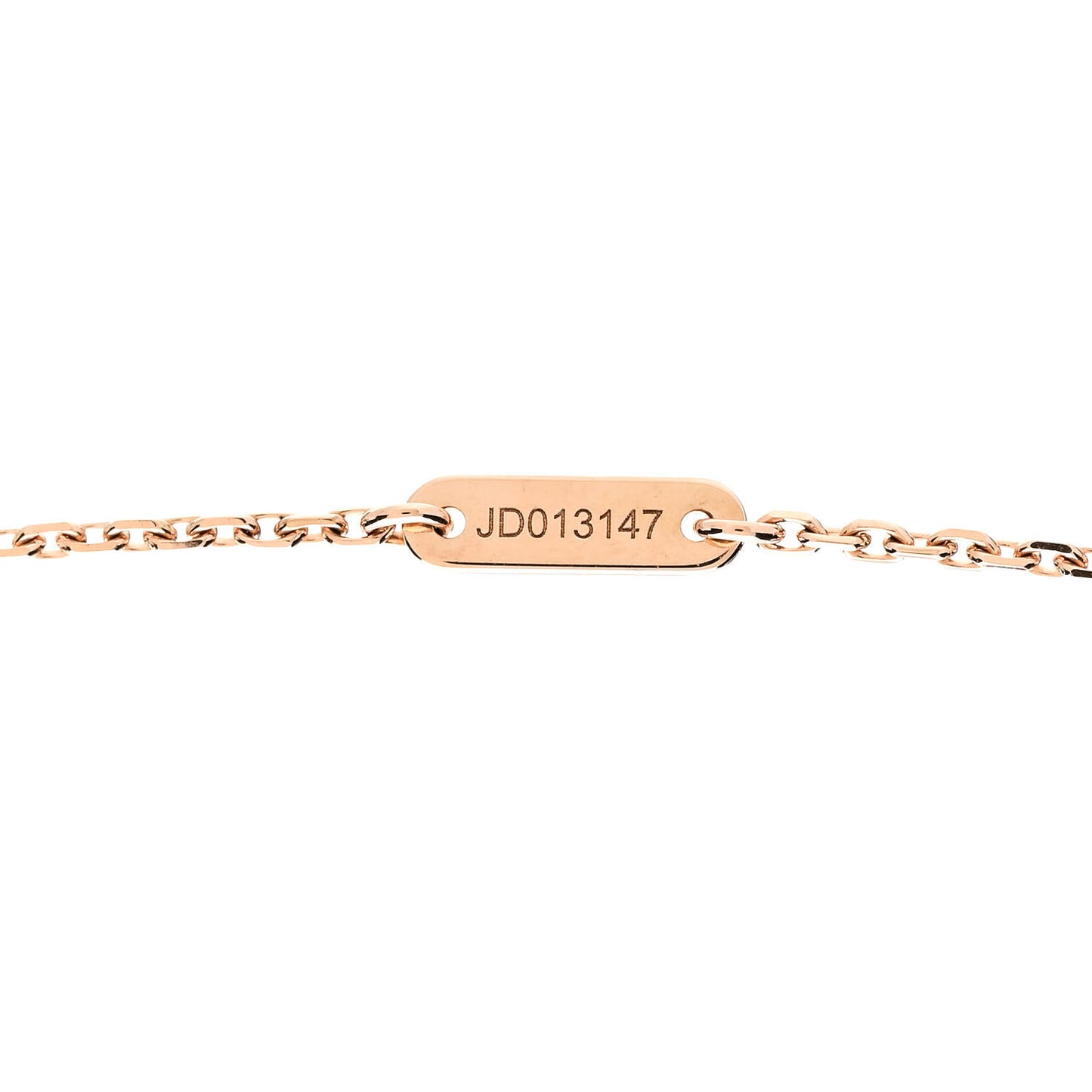 18K Rose Gold Carnelian Sweet Alhambra Pendant Necklace