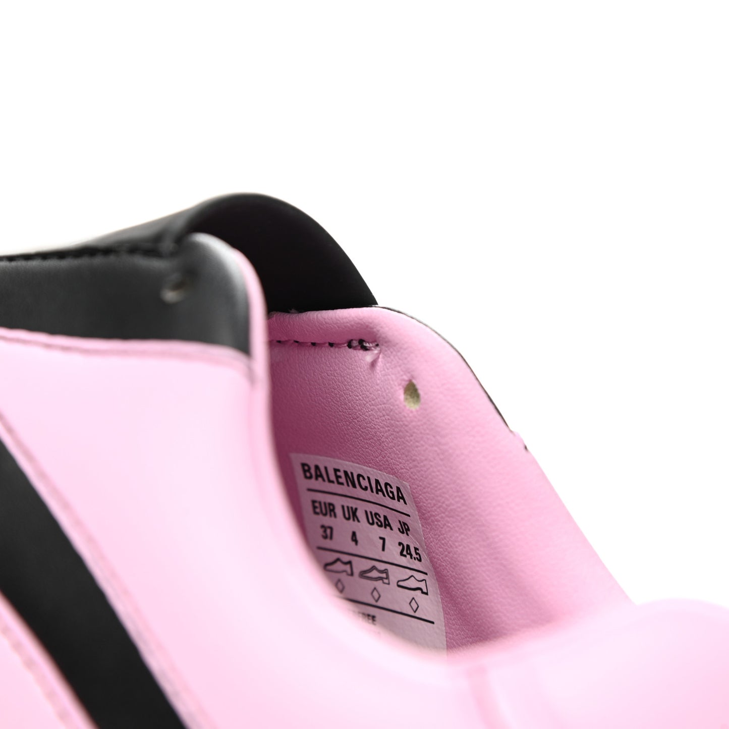 Polyurethane Womens Zen Sneakers 37 Pink Black