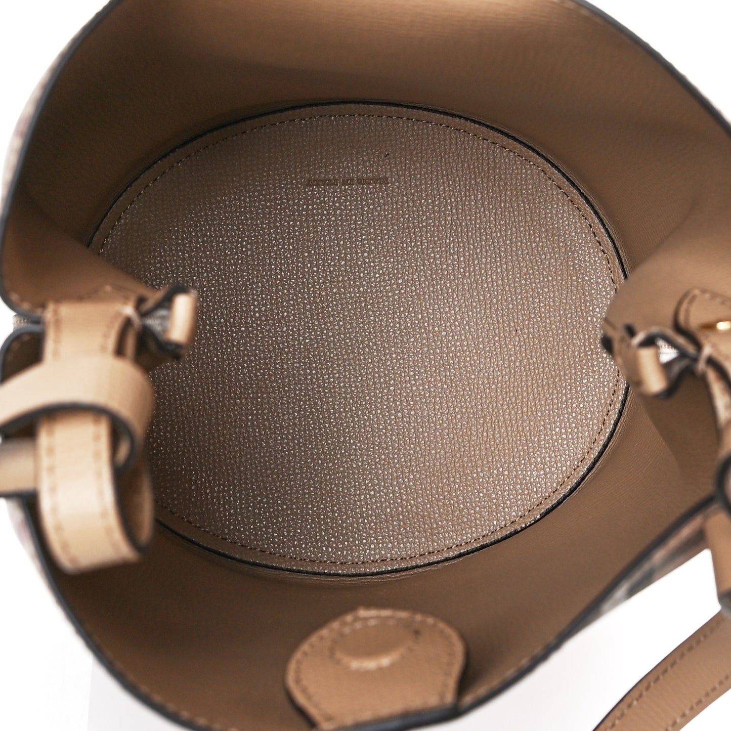 Haymarket Check Colours Small Lorne Bucket Crossbody Camel