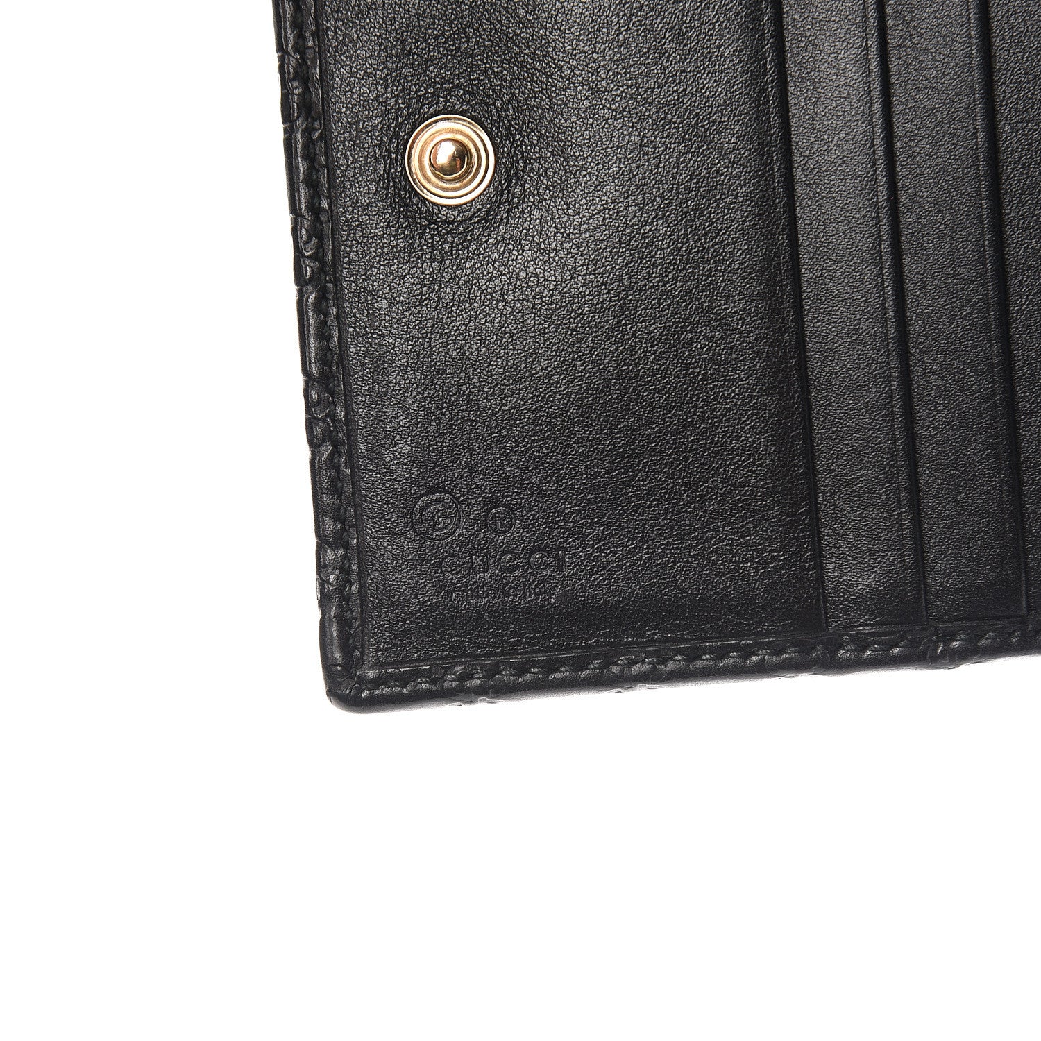 Gucci Soft Microguccissima Bi-Fold Wallet Black 6 of 7