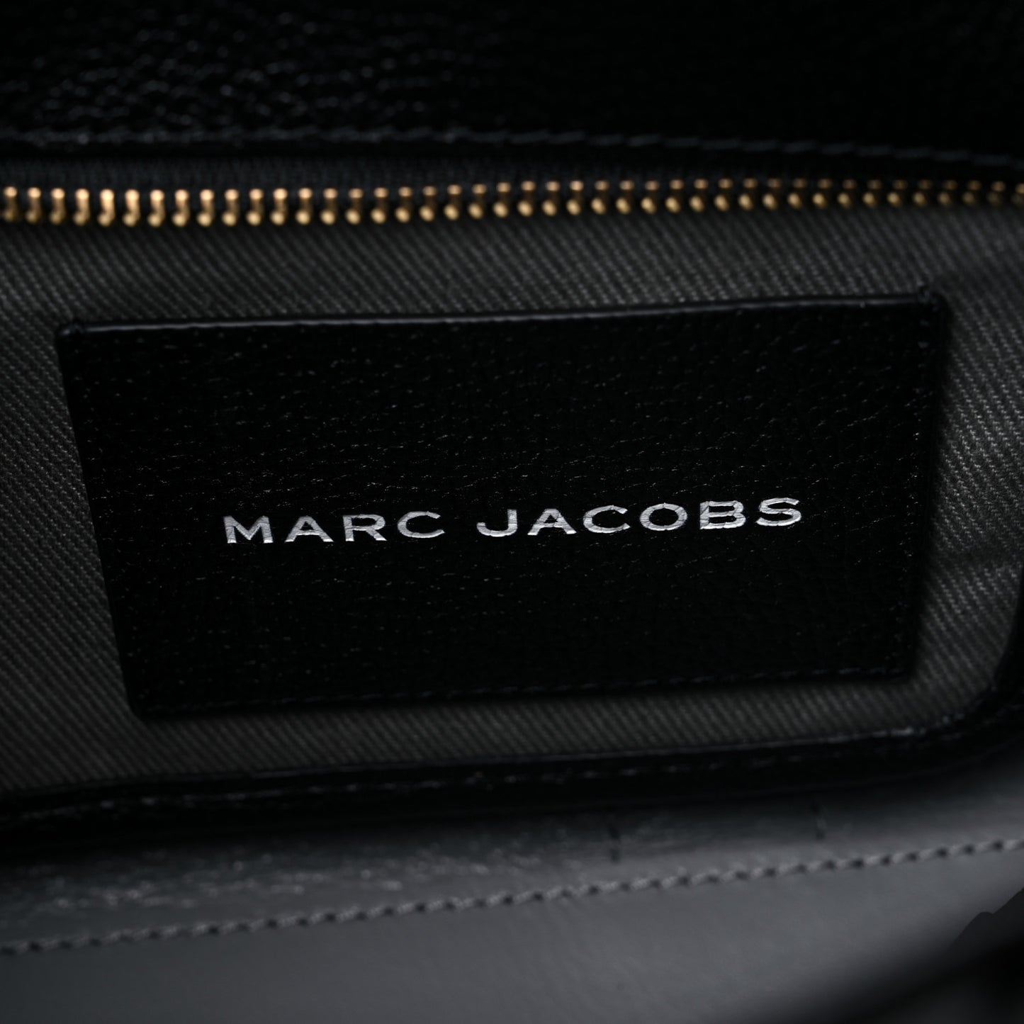 Grained Calfskin Small The Tote Bag Black