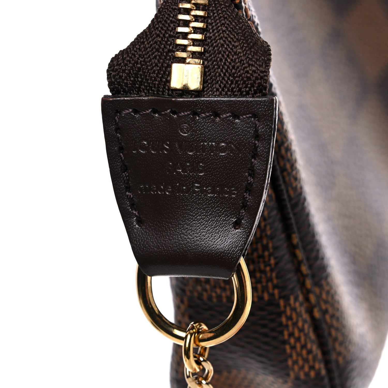 Louis Vuitton Damier Ebene Mini Pochette Accessories 7 of 10